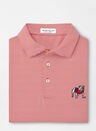 Georgia Standing Bulldog Jubilee Stripe Performance Polo | Peter Millar
