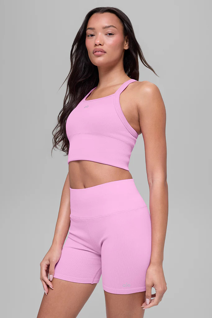 Seamless Ribbed Favorite Bra Tank | Alo Yoga (US)