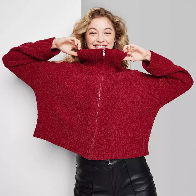 Women's Zip-Up Cardigan - Wild Fable™ | Target