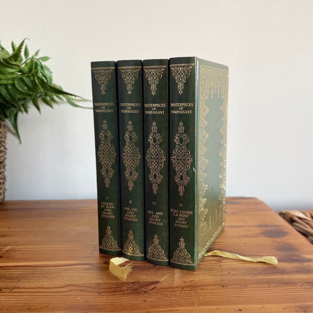 Masterpieces of Maupassant 4 Volume Book Set by Guy de Maupassant, Hardback Books Heron | Etsy (UK)