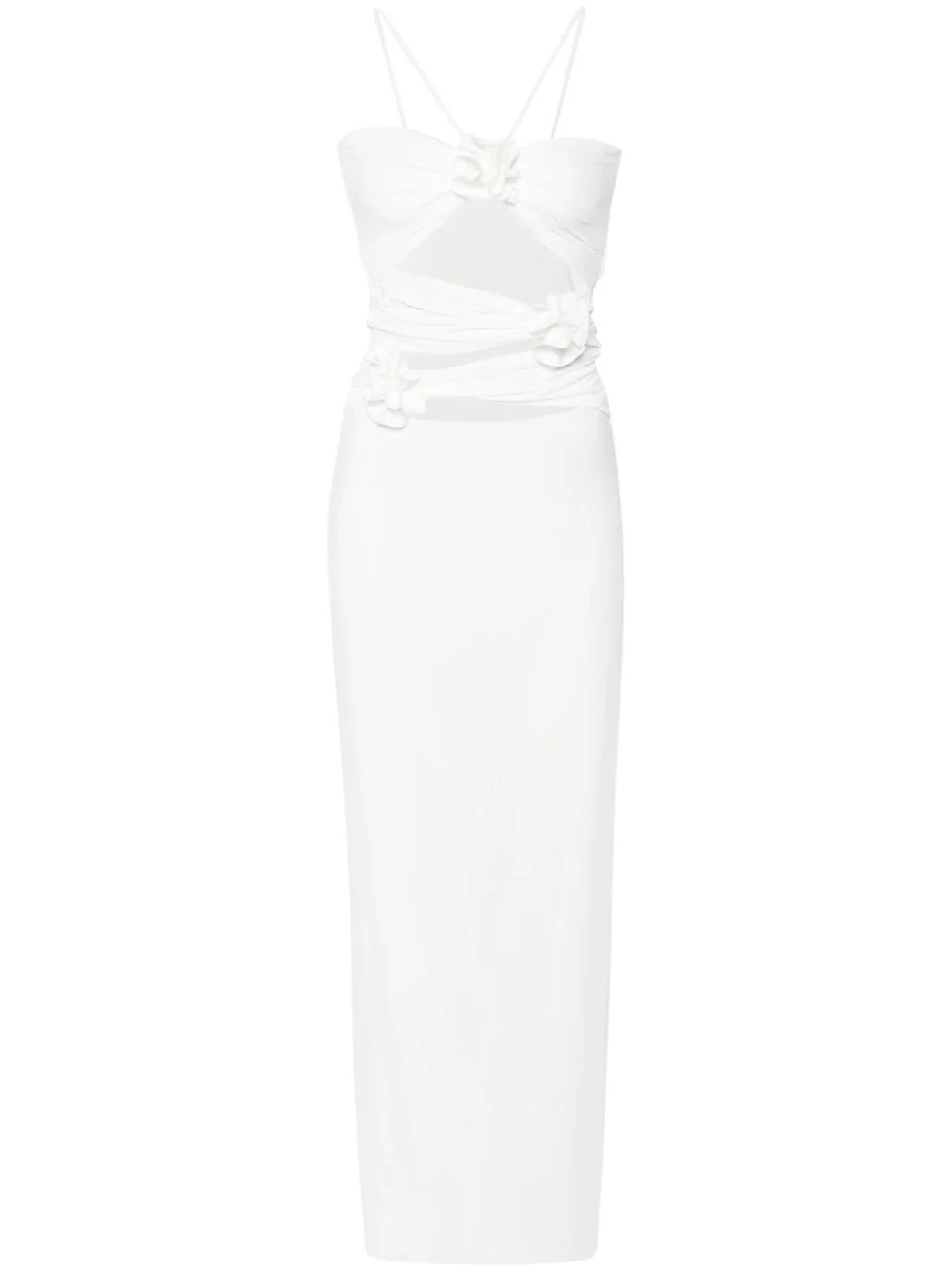 Maygel Coronel Veranera cut-out dress - White | Farfetch Global