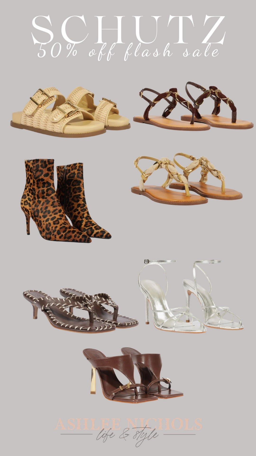 Schutz sandal and boots 50% off flash sale