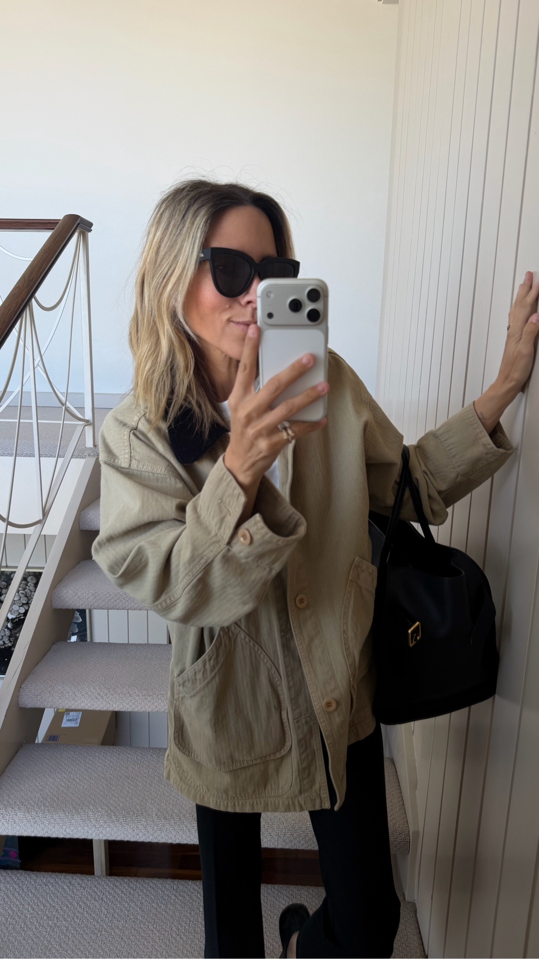 Saturday Momming. My jacket is Shaina Mott