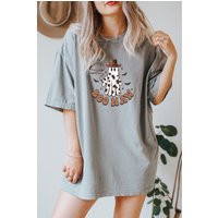 Boo Haw Western Shirt, Ghost Halloween Comfort Colors, Retro Trendy Women Fall Country Shirt | Etsy (US)