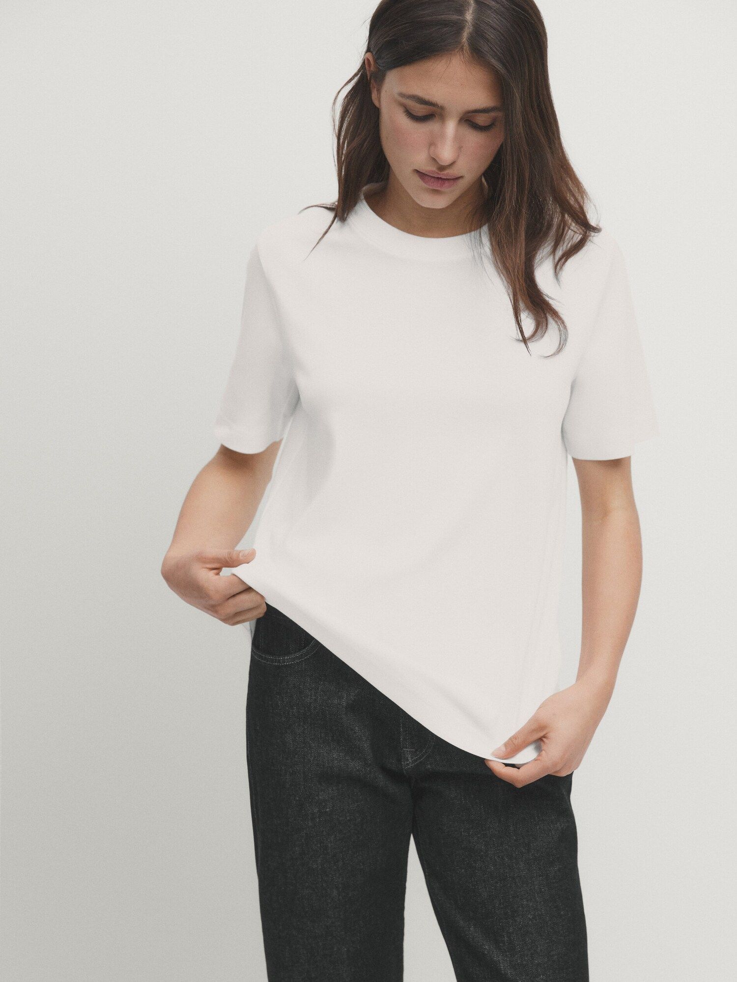 T-Shirt aus Baumwolle | Massimo Dutti DE