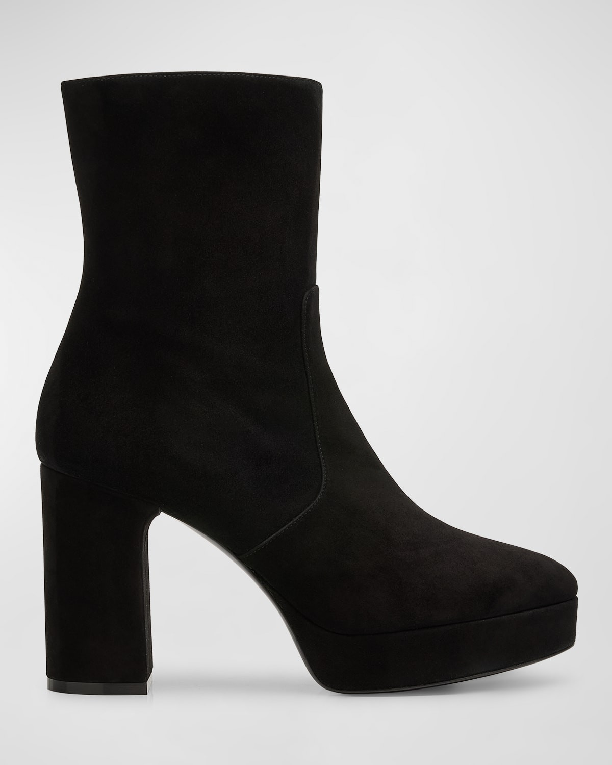 Dayna Suede Platform Booties | Neiman Marcus