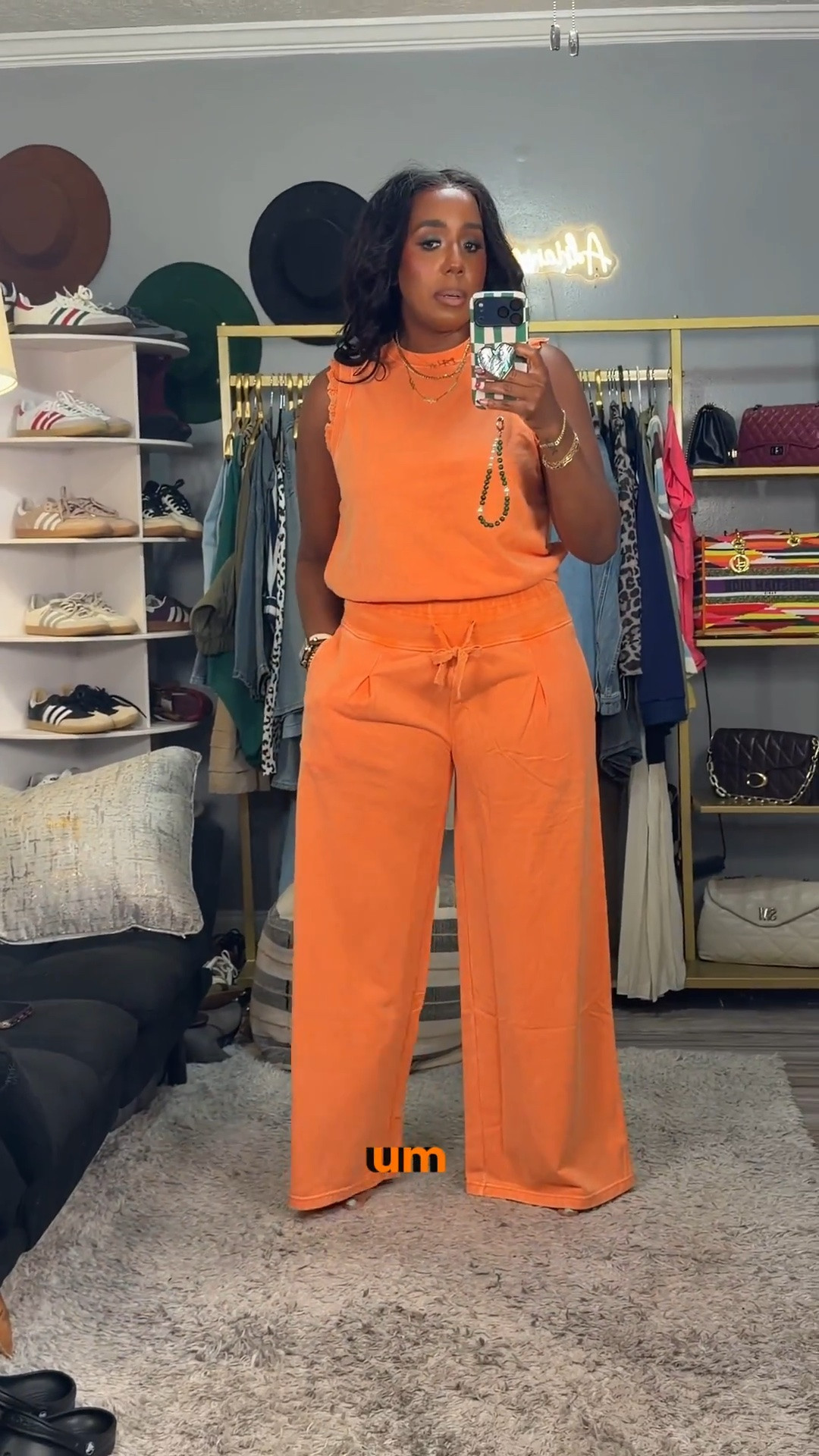 Easy throw-on sets have been my go-to lately f
This acid wash set is SO comfy but still looks put together
i The top + pants are only $22 each making the whole look under $50
Comes in 3
colors & I'm wearing a size medium! Perfect for running errands, travel days, brunch, casual date nights, or lounging in style it
SIZING REFERENCE/ stats- 5'5", 165 Ibs, size 10
#LTKStyle #LTKFinds
#AmazonFashion #MatchingSet #AcidWashSet
#CasualStyle
#AffordableFashion #EverydayStyle
#MomStyle #ComfyChic #WideLegPants #OOTD
#NeutralStyle #TravelOutfit #BrunchOutfit
#LTKOver40 #LTKMidsize
#LTKootd