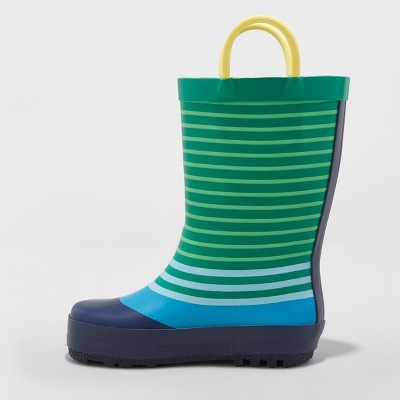 Toddler Boys' Luis Rain Boots - Cat & Jack Green | Target