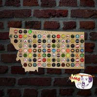 Montana State 224-008 Beer Cap Holder | Etsy (US)
