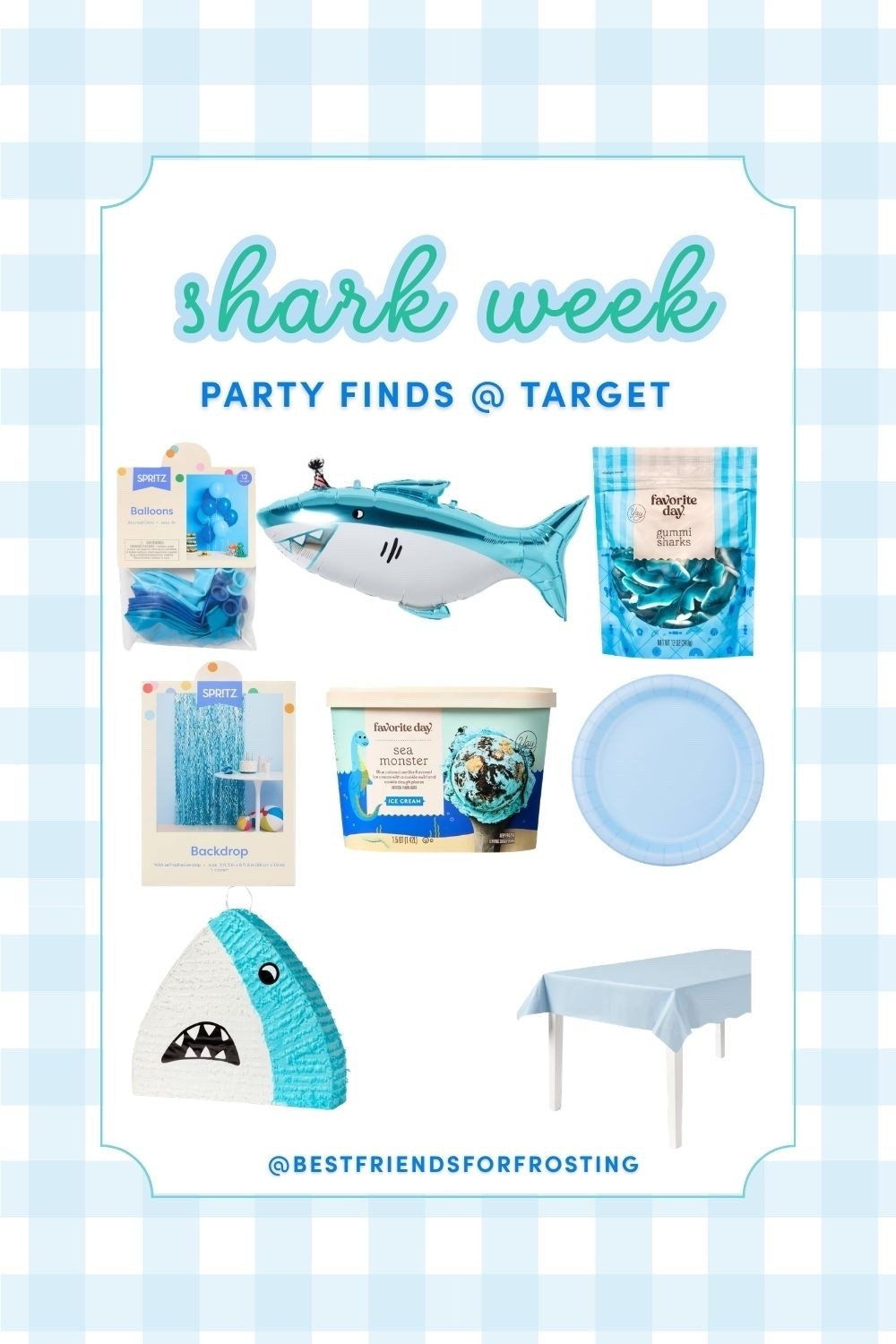 Shark week party ideas! These are also so fun for a Shark themed birthday party or summer party too! 

Shark balloon | Shark piñata | Shark dessert | Shark gummies

#LTKSeasonal #LTKKids #LTKfoodie