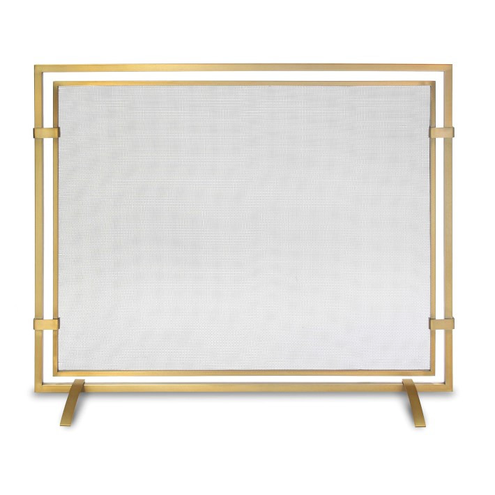 Sinclair Single Panel Fireplace Screen | Williams-Sonoma