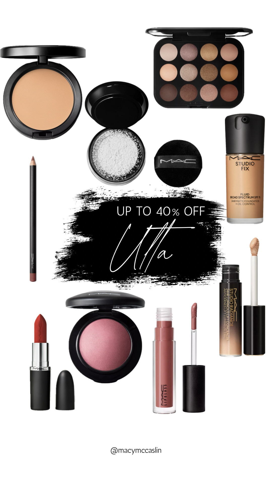 Ulta — up to 40% off MAC!💋💄
Beauty, makeup, gifts for her, stocking stuffers, Ulta sale, Ulta Black Friday

#LTKSaleAlert #LTKFindsUnder50 #LTKBeauty