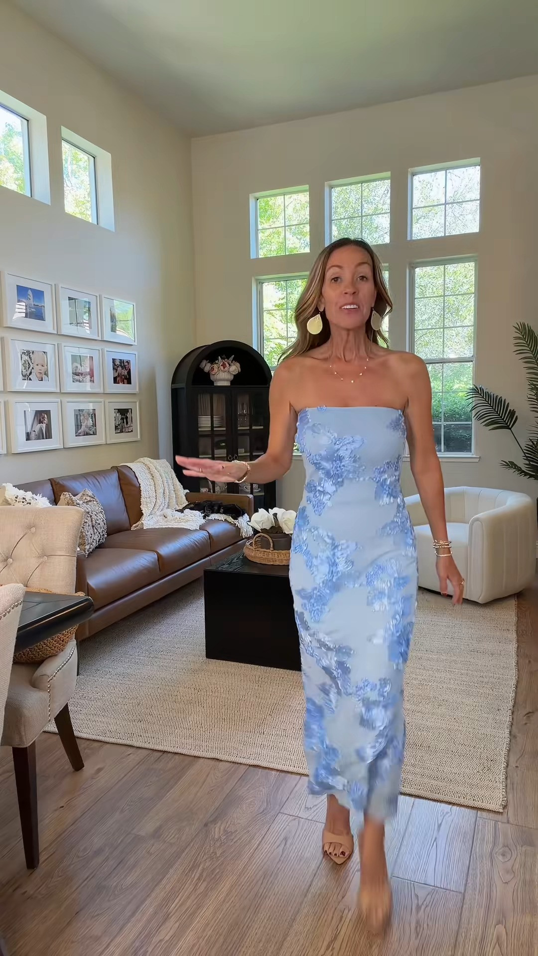 The perfect spring to summer wedding guest dress! Elegant, beautiful, and flattering! 

 #LTKgrwm #LTKootd #LTKWedding