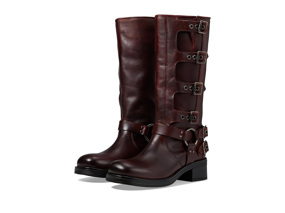 Steve Madden Brocks (Burgundy Leather) Women's Boots | Zappos
