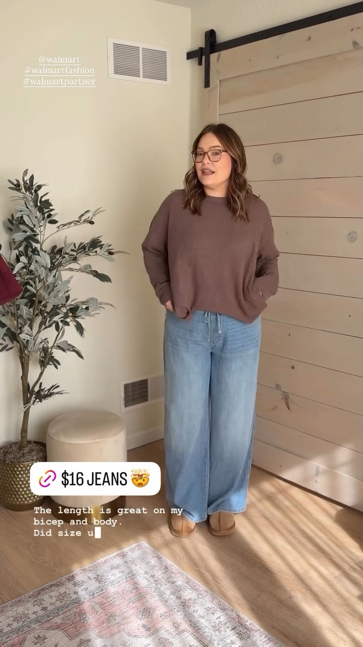 Love these jeans and can’t believe they’re only $16!! Wearing size large in the jeans and 1x in the top 

#LTKFindsUnder50 #LTKStyleTip #LTKMidsize