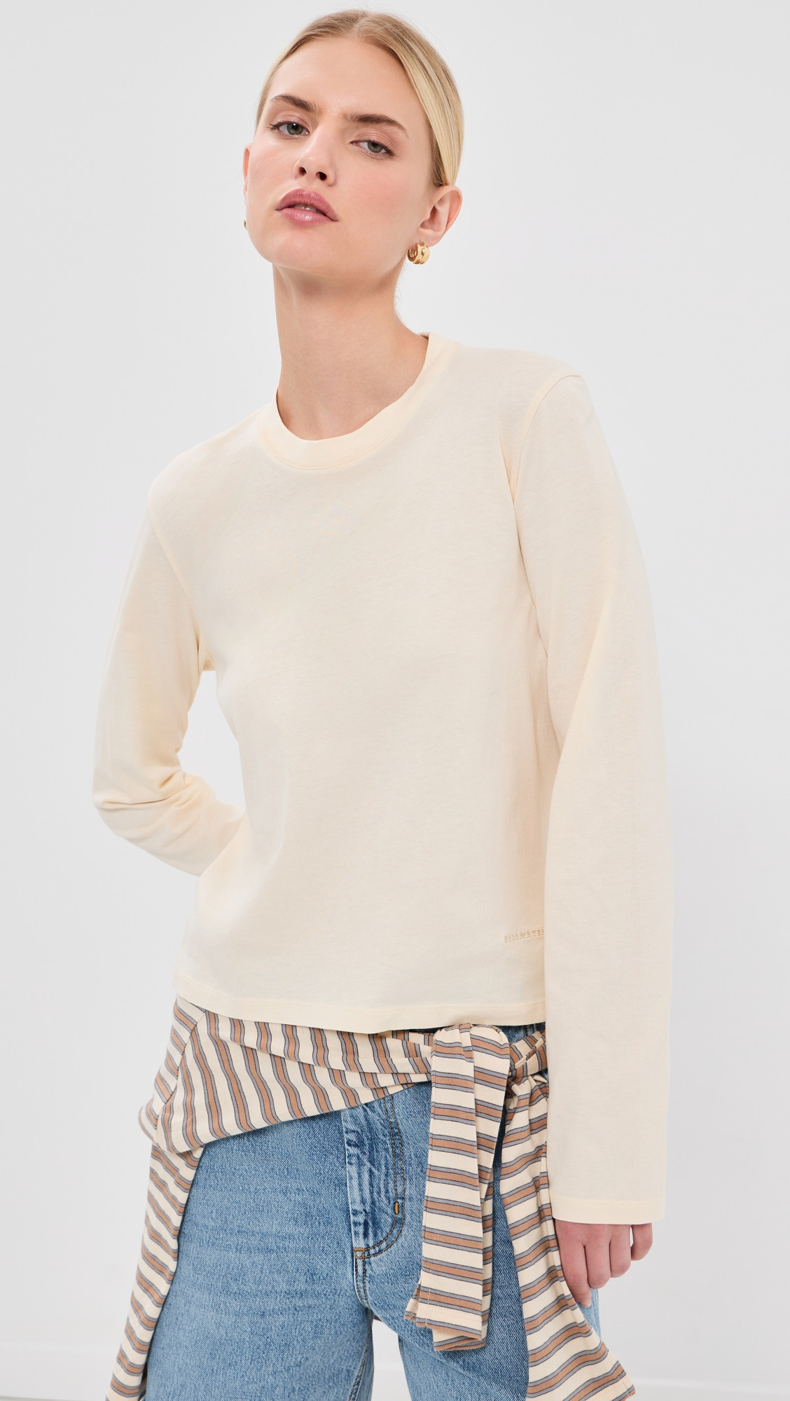 Kallmeyer Wynn Long Sleeve T-Shirt Vanilla M | Shopbop