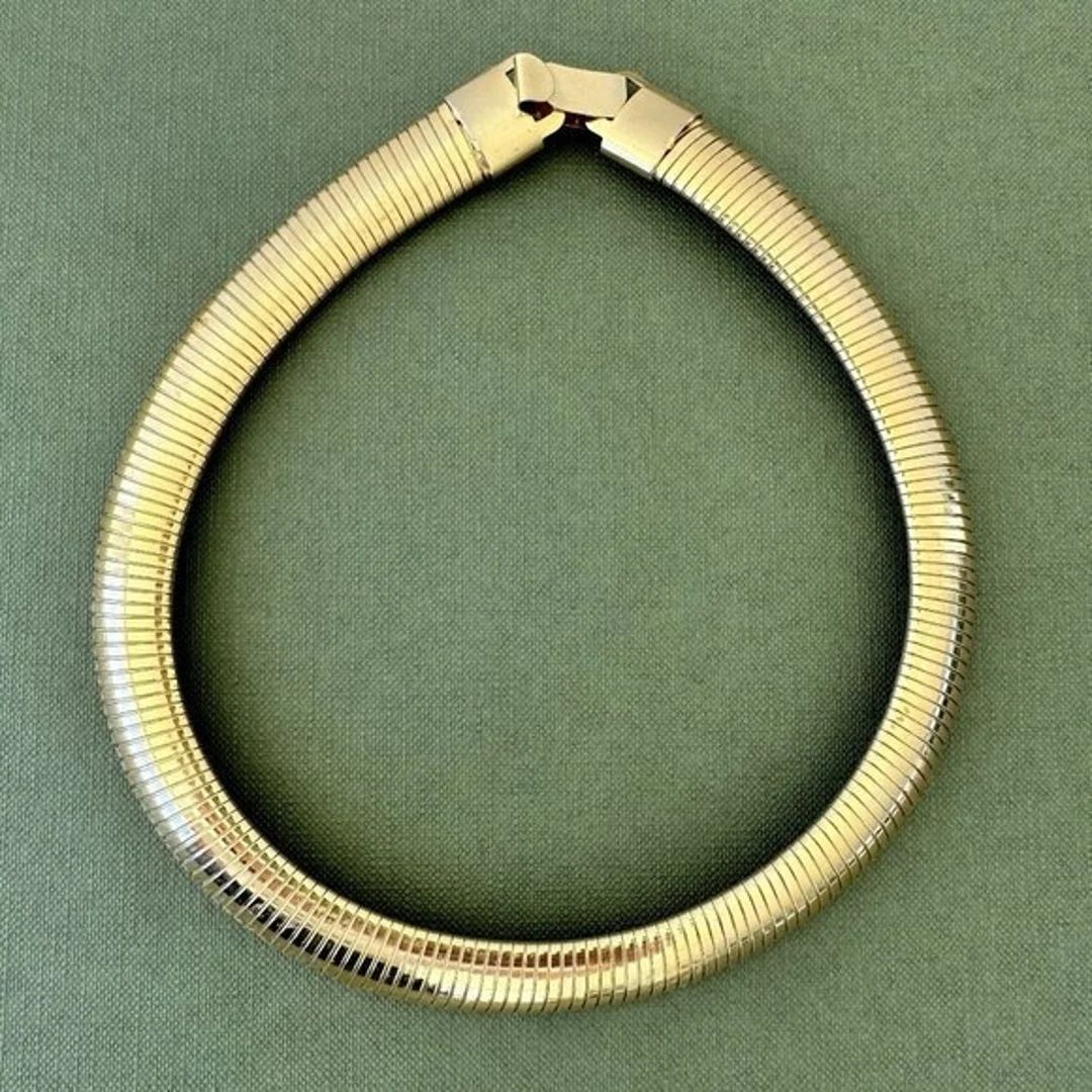 Vintage Cobra Chain Necklace - Etsy | Etsy (US)