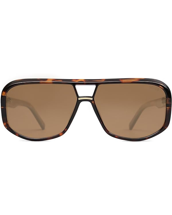 SOJOS Retro Aviator Sunglasses For Men Women Oversized Polarized Trendy Womens UV 400 Shades SJ23... | Amazon (US)