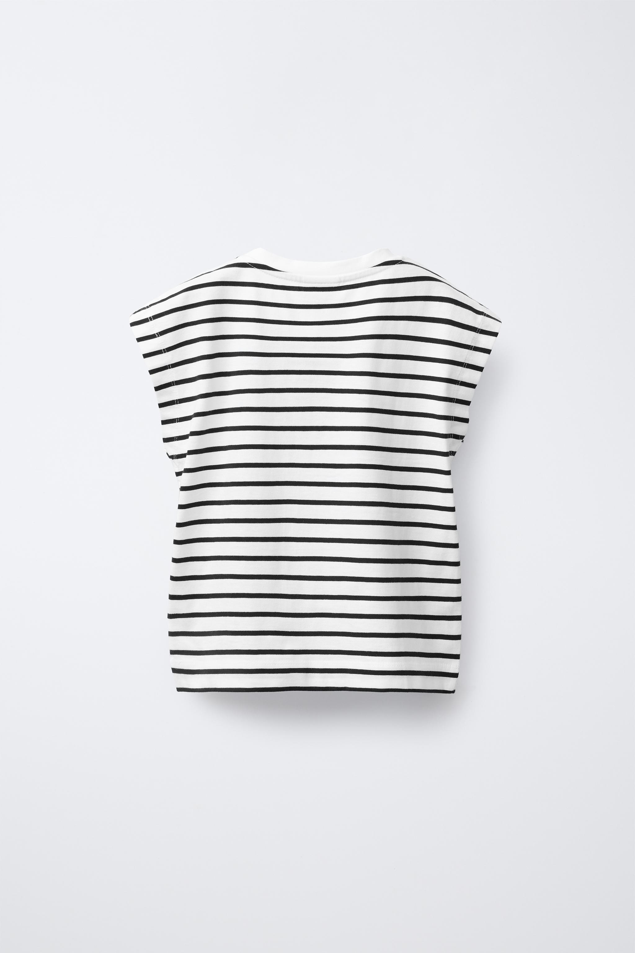STRIPED EYELASH T-SHIRT | Zara US