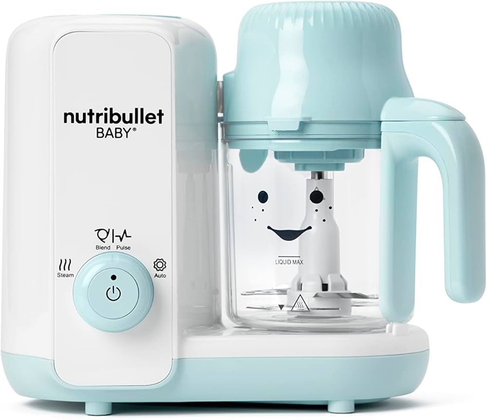 nutribullet Baby Steam + Blend, White/Blue | Amazon (US)
