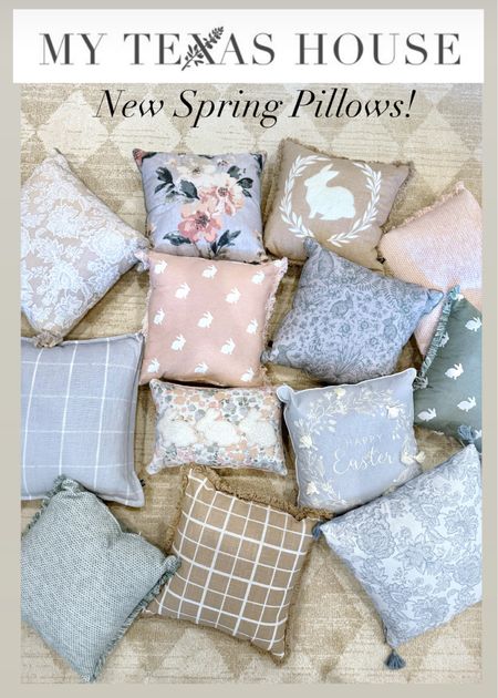 New MTH spring and Easter pillows! 

#LTKhome #LTKfamily #LTKSeasonal