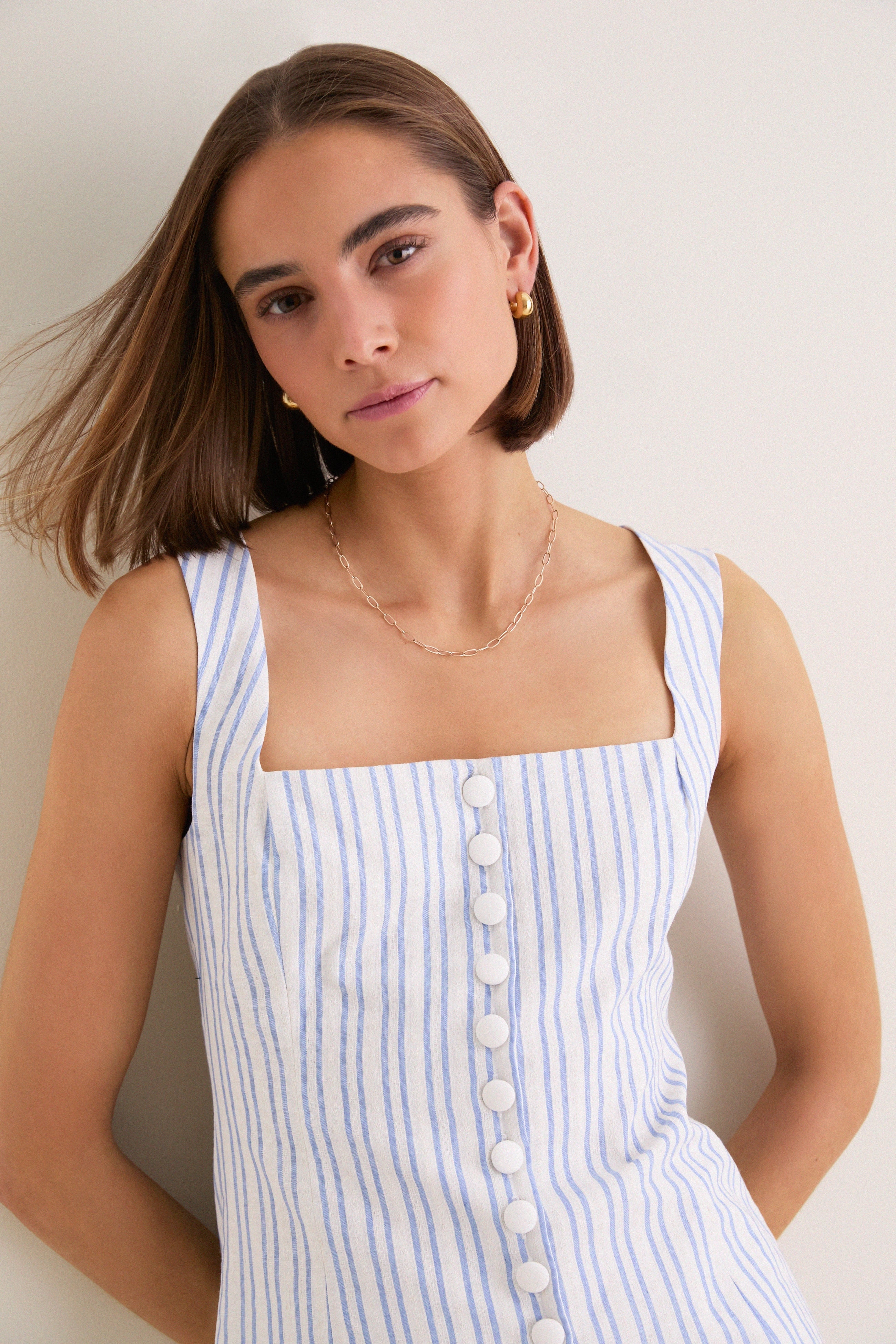 Seersucker Stripe Cora Top | Tuckernuck (US)