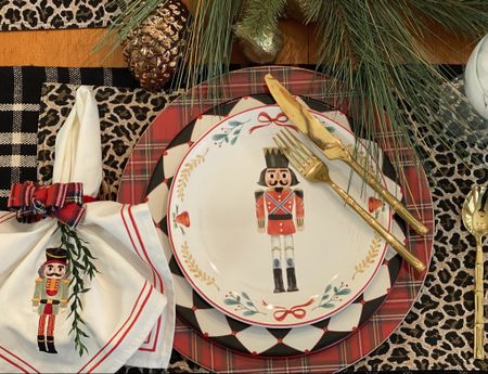 Holiday tablescape, Christmas tablesetting, silverware, plates, holiday hosting, Ballard designs, kirklands, Christmas decor

#LTKHoliday #LTKSeasonal #LTKhome