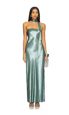 Line & Dot Mariska Dress in Green from Revolve.com | Revolve Clothing (Global)