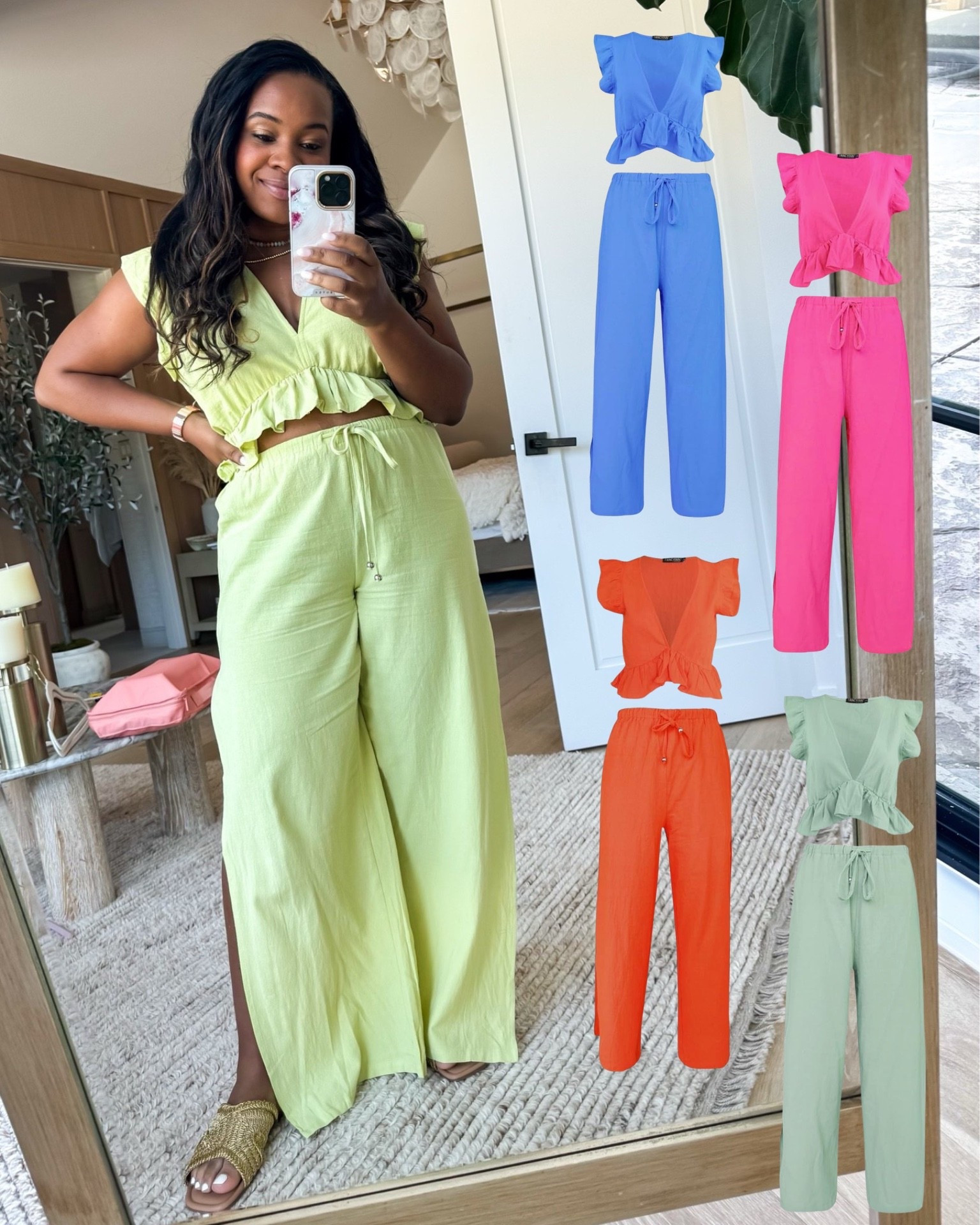 Vacation set that is actually worth it 😍 So flattering and comes in TONS of colors! 

#LTKMidsize #LTKootd #LTKTravel