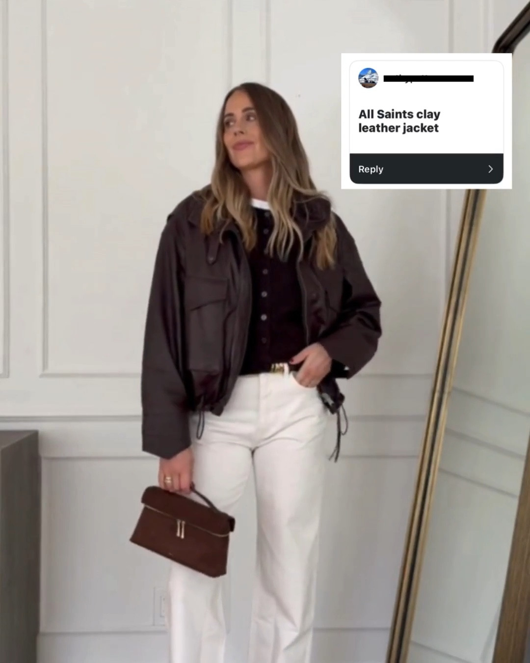 Fashion Jackson, burgundy leather jacket 

#LTKOver40