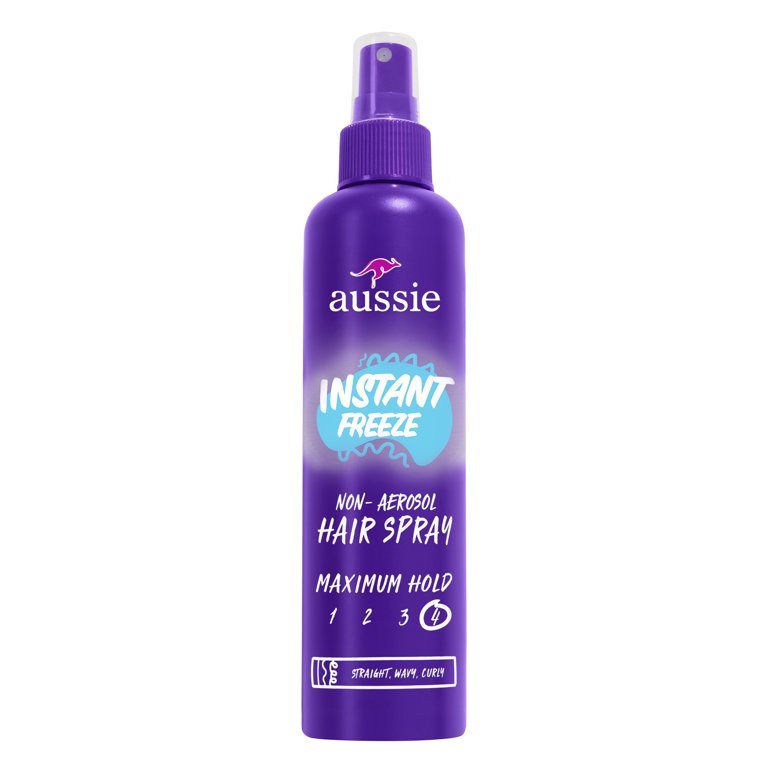 Aussie Instant Freeze Non-Aerosol Hair Spray for All Hair Types, Wavy Hair, and Straight Hair, 8.... | Walmart (US)