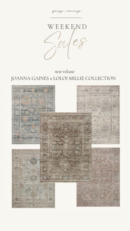 NEW: Magnolia Joanna Gaines x Loloi area rugs & runners 

#LTKsalealert #LTKhome
