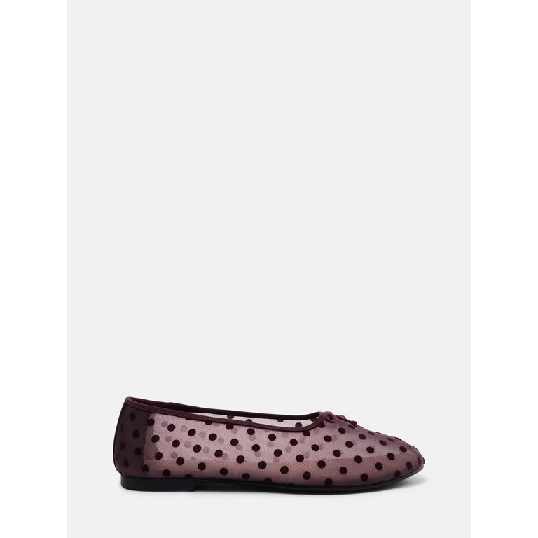No Boundaries Women's Mesh Ballet Flats | Walmart (US)