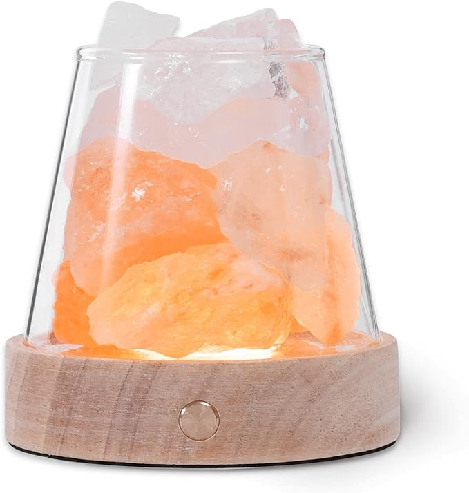 Cordless Salt Lamp - Original Salt Therapy Lamp, 100% Pure Himalayan Salt, Ambient Glow,Lasting B... | Amazon (US)