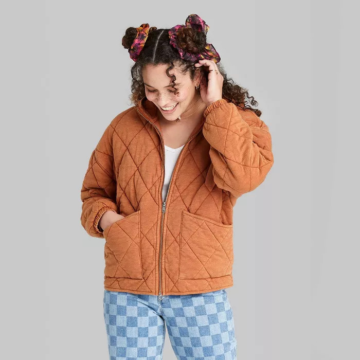 Women's Hooded Quilted Jacket - Wild Fable™ | Target