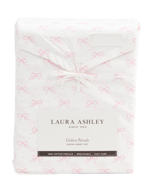 Cotton Bow Dot Sheet Set | TJ Maxx