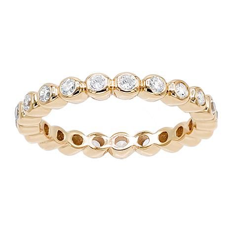 exclusive!

                Absolute™ Cubic Zirconia Round Bezel Eternity Stack Ring | HSN