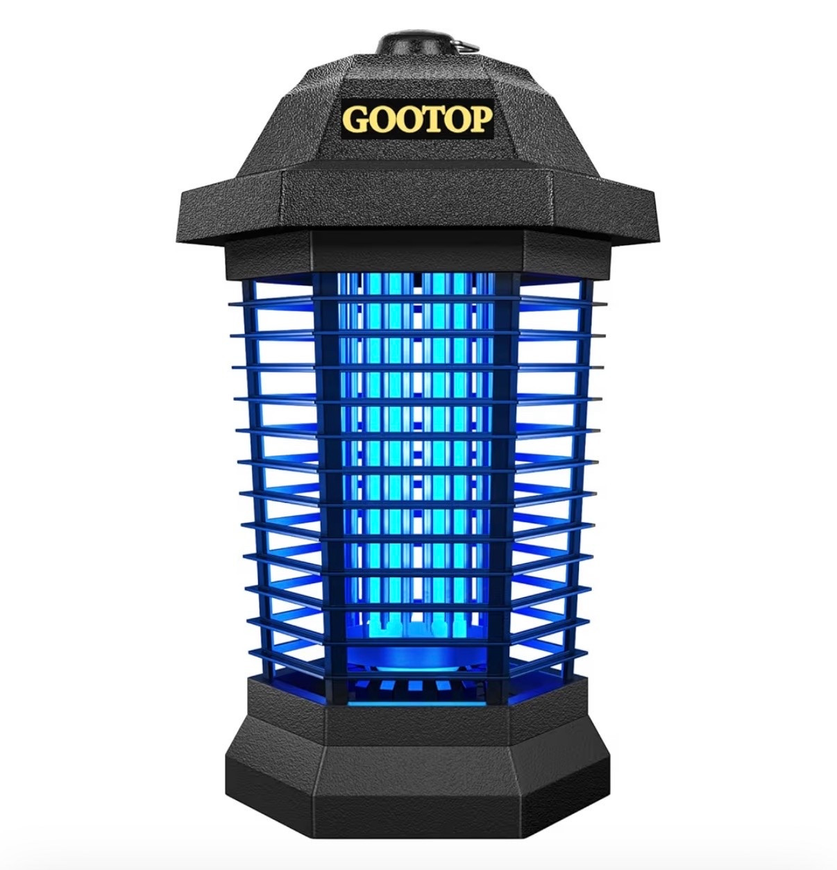 GOOTOP Bug Zapper Outdoor, Mosquito Zapper, 3 Prong Plug in Electric Fly Zapper, Mosquito Killer, Fly Traps, Flying Insects Zapper Indoor Outdoor, 4200V, ABS Plastic Outer (Black)