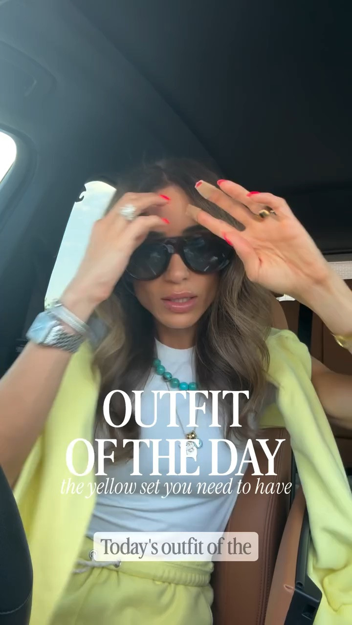 what I wore to get my hair done and run errands yesterday ☺️all of you wanted my yellow set and necklaces, so linking them for you! They just make you feel so happy when you wear them. Highly recommend! 💯 beaded necklaces are trending and this one isn’t too bulky.

Yellow outfits, butter yellow, yellow outfits for summer,
cute summer outfits, summer wardrobe staples, beach vacation outfits, casual summer looks, affordable fashion finds, petite outfit ideas, matching set outfits, outfit of the day 

#summeroutfits #summerstyle #affordablefashion #petitesummerstyle

#LTKPetite #LTKSaleAlert #LTKSeasonal