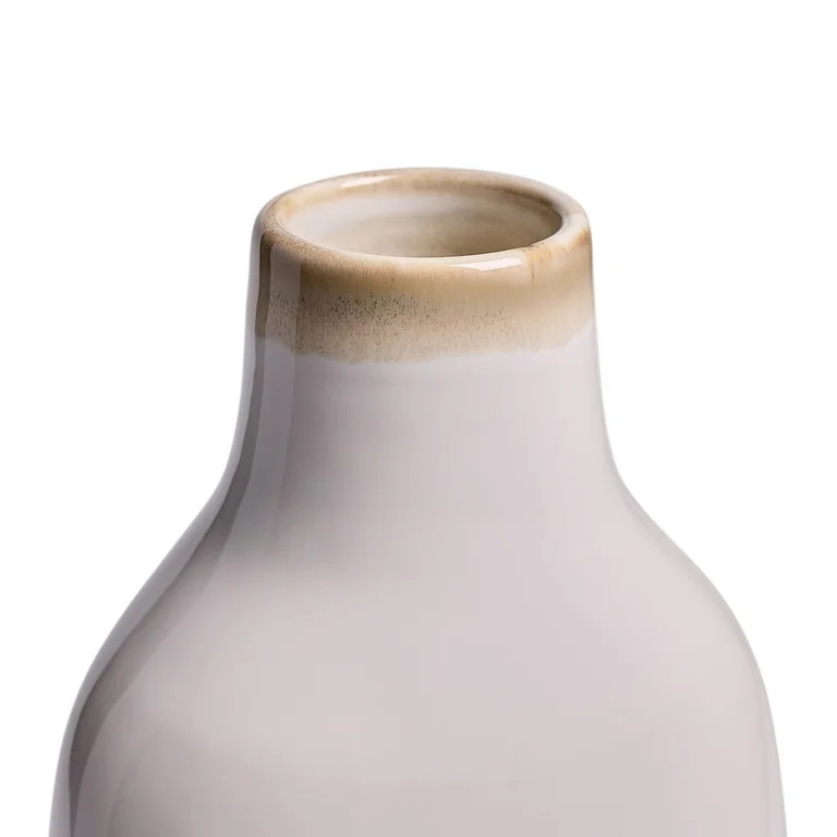 Better Homes & Gardens Indoor Vanilla Bottle Shaped Vase, 18 inch tall | Walmart (US)