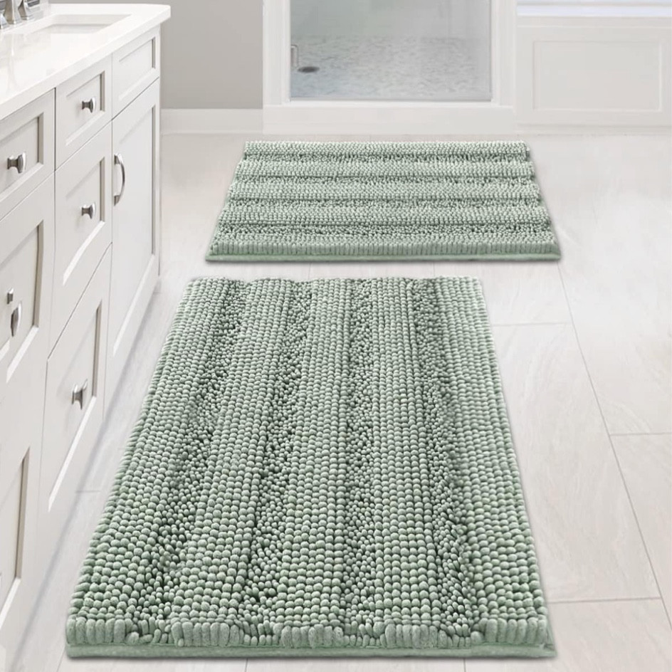 I love the texture of these bath mats while also being absorbent and a neutral earth tone  

#LTKunder50 #LTKhome #LTKFind