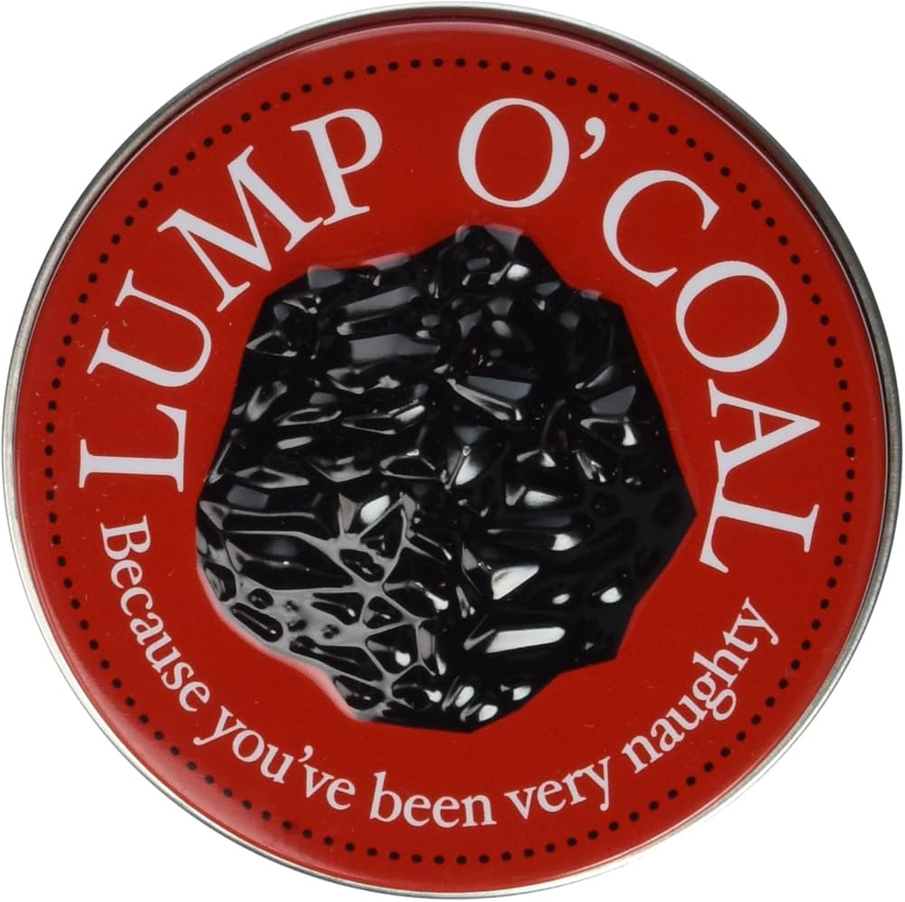 Candy Tin Lump O Coal Coal Shaped Gum | Amazon (US)