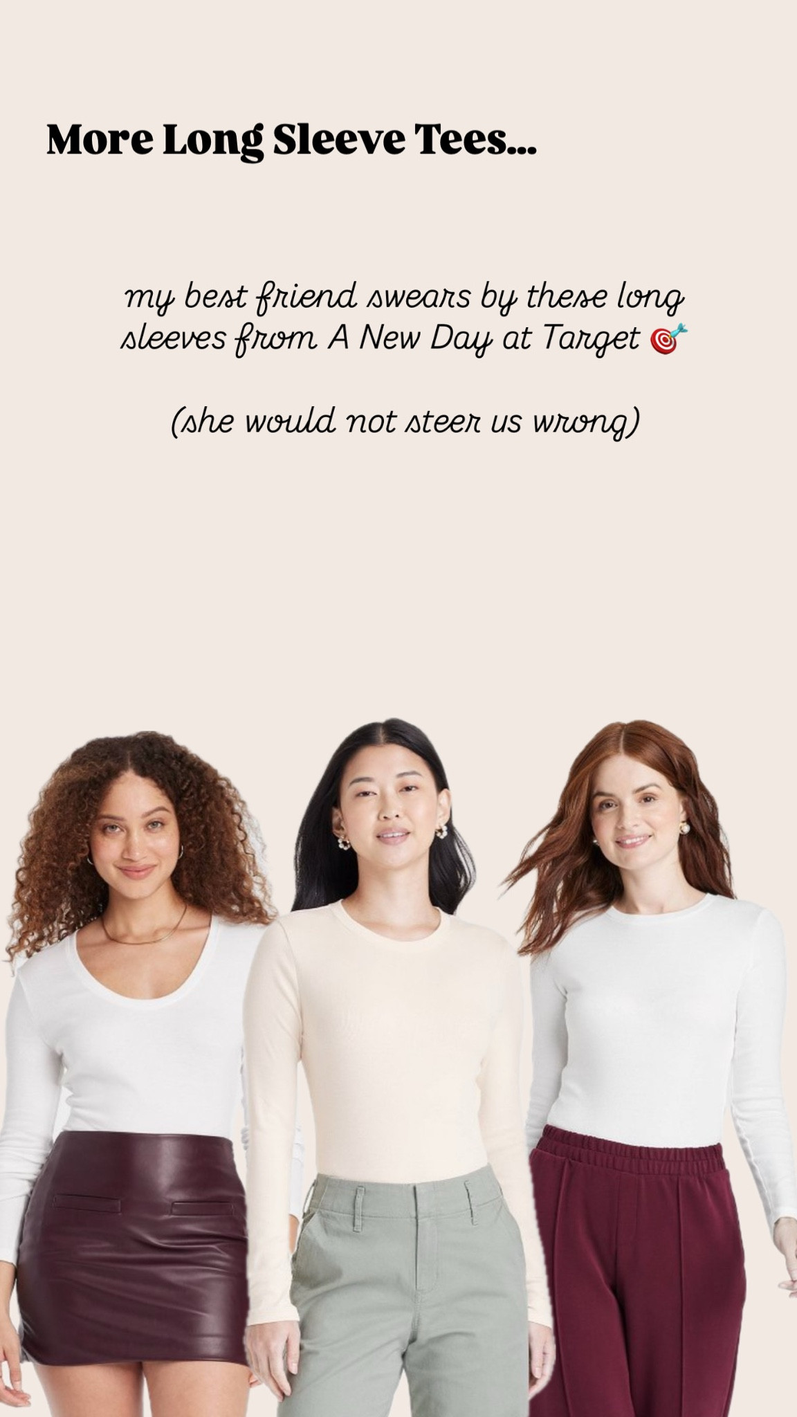 Long sleeves at Target 🎯 

#LTKSeasonal #LTKStyleTip #LTKFindsUnder50
