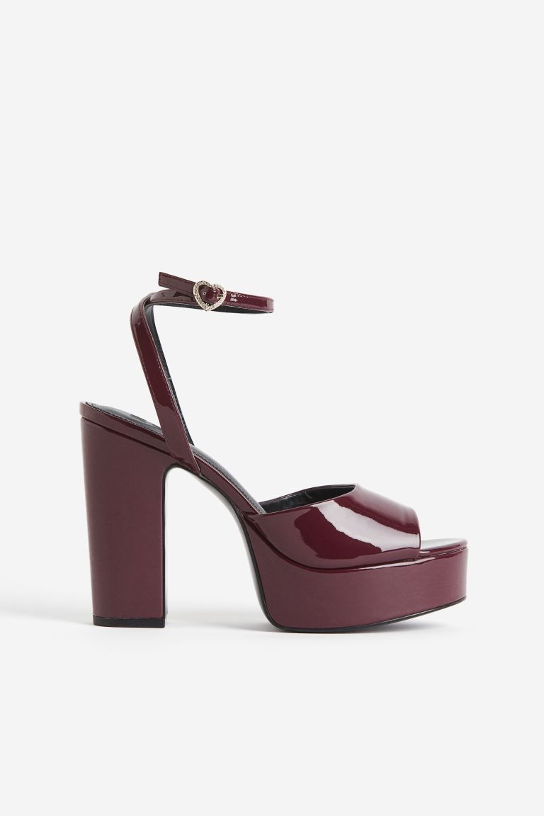 Heeled Platform Sandals | H&M (US + CA)