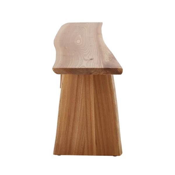 Elm Wood Dining Bench Bedroom BenchesIn Footrest Stool Accent Bench for Entryway Dining Room Livi... | Bed Bath & Beyond