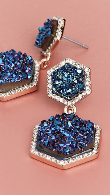 Ashaya Druzy Drop Earrings | Shopbop