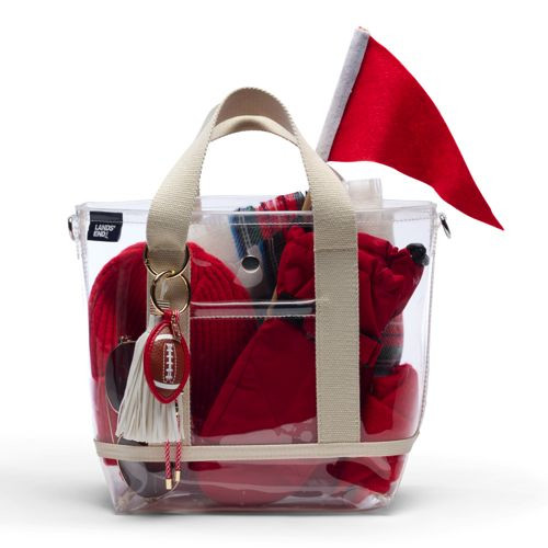 Clear Pocket Tote - Lands' End - Ivory | Lands' End (US)