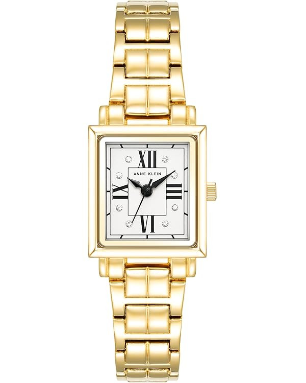 Anne Klein Women's Premium Crystal Accented Bracelet Watch | Amazon (US)