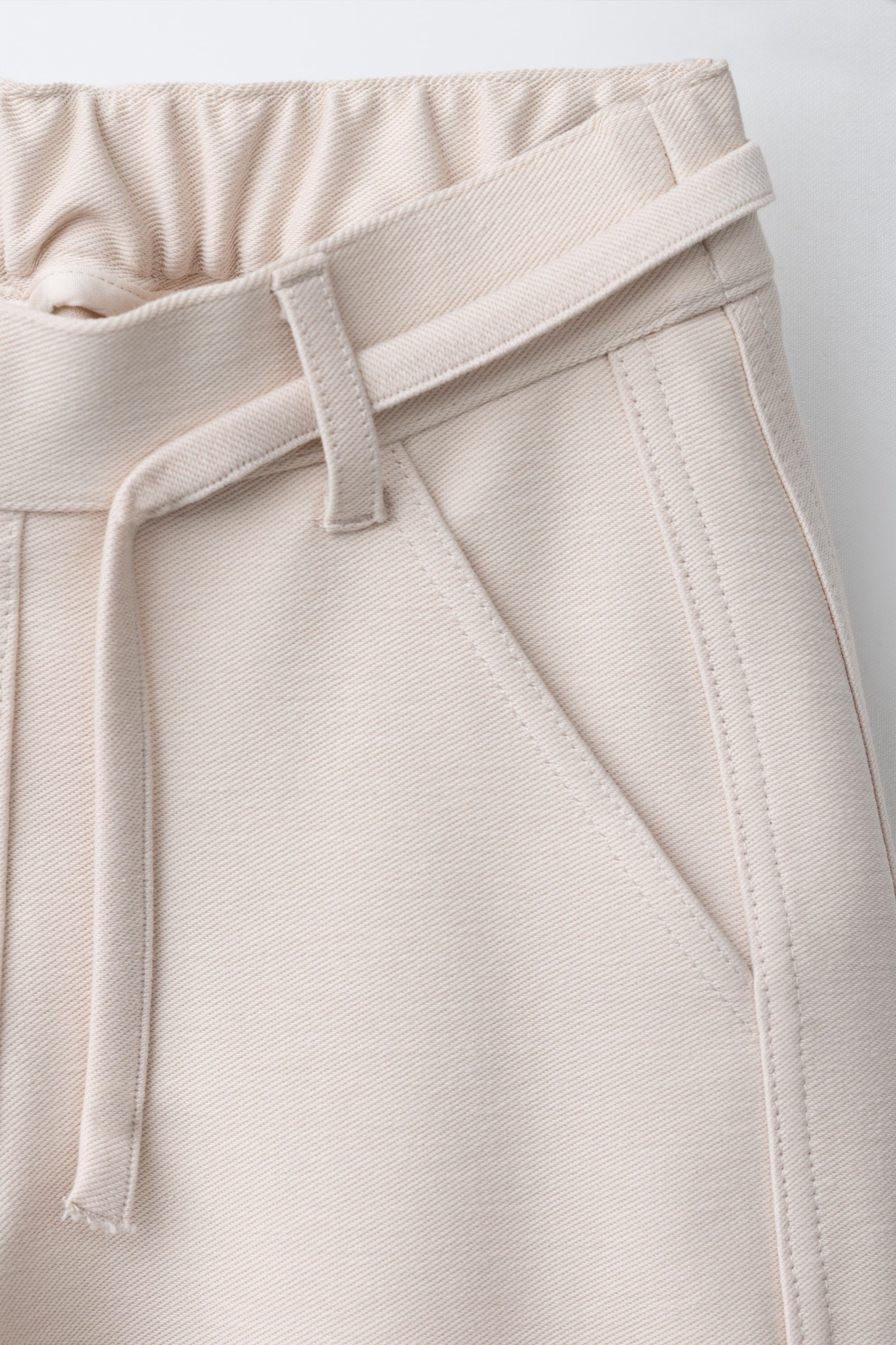 DRAWSTRING BARREL TROUSERS | Zara UK