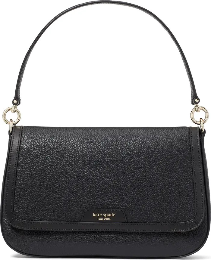 hudson pebble leather shoulder bag | Nordstrom
